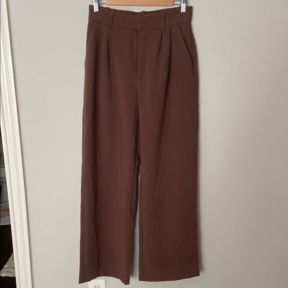 Abercrombie and fitch brown trousers